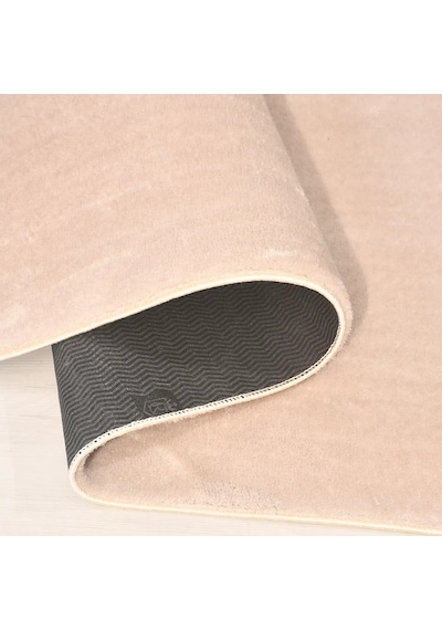 Poly Peluş Halı-bej- Salon-mutfak-antre-oturma Odası-yumuşak-kaymaz Taban-yıkanabilir Modern