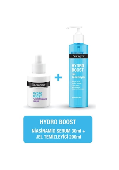 Neutrogena Hydro Boost Niasinamid Serum + Jel Temizleyici