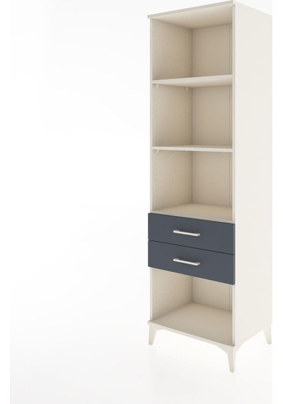 Hyperion Dolap 3 Raflı 2 Çekmeceli 60x44x195 Aytaşı-antrasit Aytaşı Hyperion Dolap 3 Raflı 2 Çekmeceli 60x44x195 Aytaşı-antrasit Aytaşı