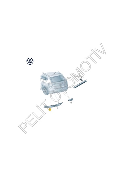 Polo Arka Tampon Reflektörü Sol Dış 2g0945105a 2018-2025