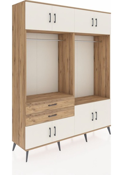 Hyperion Gardrop 7 Raflı 2 Çekmeceli 2 Askılı 176x44x221 Çam-aytaşı/çam Aytaşı/çam Hyperion Gardrop 7 Raflı 2 Çekmeceli 2 Askılı 176x44x221 Çam-aytaşı/çam Aytaşı/çam