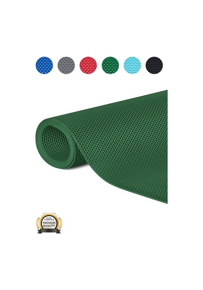 Hortumtech Bal Petek Paspas Kaydırmaz Pvc Islak Zemin Duş Havuz Su Tahliyesi 4 Mm - Yeşil 90 X 100 Cm