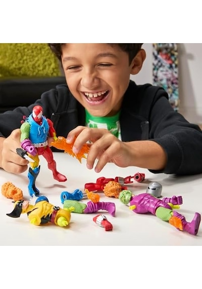 Mixmashers Scarlet Spider Spider-man Karıştır Ve Eşleştir Aksiyon Figürü