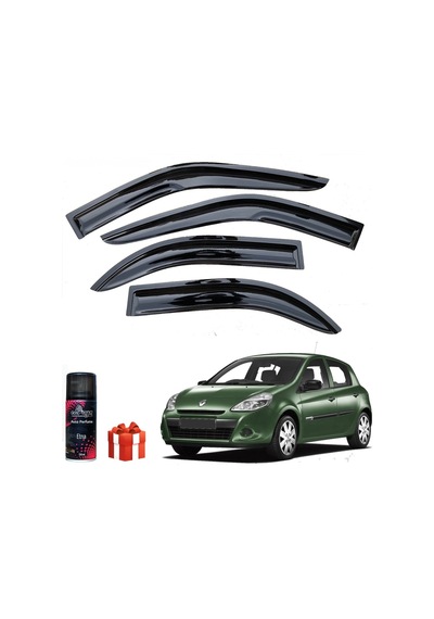 Clio 3 Hb Mügen Cam Rüzgarlığı 2006-2012 Arası 4 Lü Takım+koku