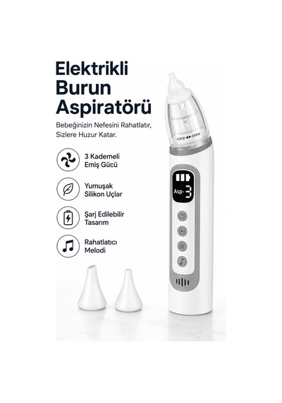 Robeve Auhma Ahb-10 Elektrikli Burun Aspiratörü Usb Şarjlı, 3 Kademeli Emiş Gücü, Dijital Led Ekran, 3 Yumuşak Silikon Uç, Müzikli Nazal Aspiratör, Yenidoğan, Bebek Ve Çocuklar Için Burun Temizleme Robeve Auhma Ahb-10 Elektrikli Burun Aspiratörü Usb Şarjlı, 3 Kademeli Emiş Gücü, Dijital Led Ekran, 3 Yumuşak Silikon Uç, Müzikli Nazal Aspiratör, Yenidoğan, Bebek Ve Çocuklar Için Burun Temizleme