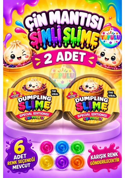 Çin Mantısı Slime Oyun Jeli Simli Dumpling 2 Adet Esnek Sürpriz 6 Renk Eğitici-öğretici Duyu-motor Beceri Oyuncağı Çok Renkli Çok Renkli Çin Mantısı Slime Oyun Jeli Simli Dumpling 2 Adet Esnek Sürpriz 6 Renk Eğitici-öğretici Duyu-motor Beceri Oyuncağı Çok Renkli Çok Renkli