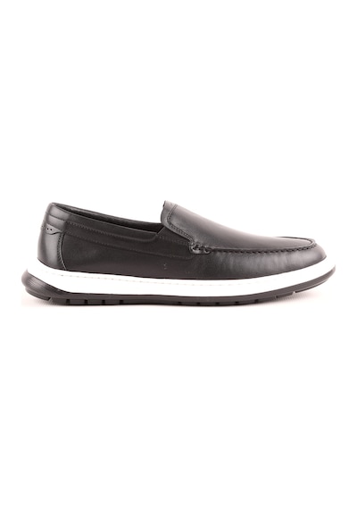 Lbr H1018 Erkek Deri Casual Ayakkabı Siyah Siyah