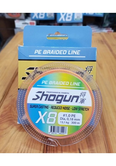 Shogun X8 300mt Multicolor İp Misina 0,16mm - Standart