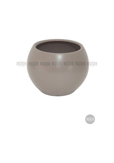 Küre Saksı 51 Cm Mocha Kahverengi