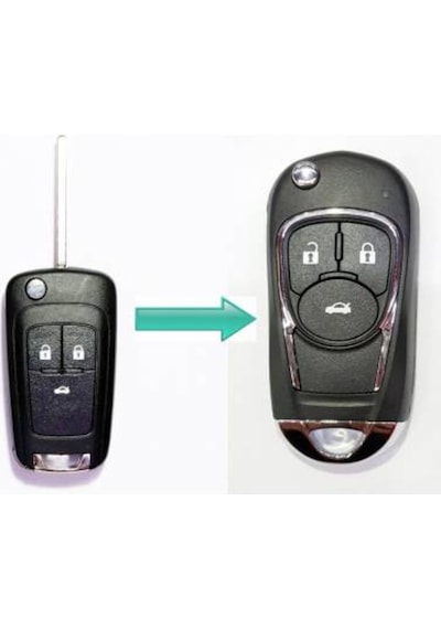 Opel Astra Uyumlu J Insignia Çevirici Kumanda Kabı 3 Buton