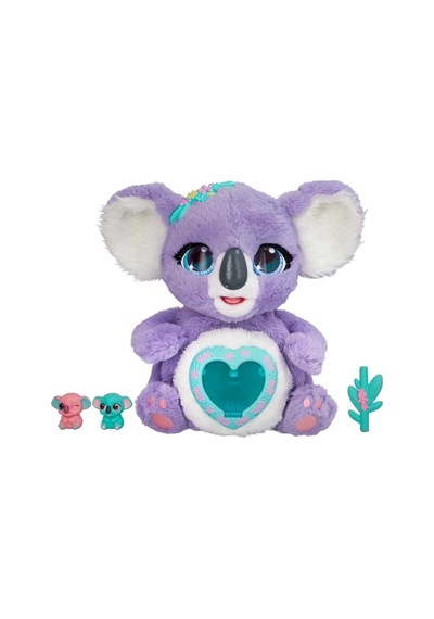 Mey İthalat Sesli Ve Işıklı İnteraktif Peluş Anne Koala Mor