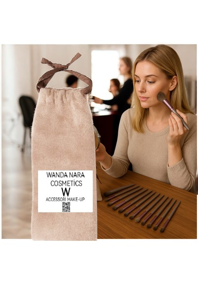 Wanda Nara Cosmetics Profosyonel Premium Beauty Kahve-gri Makyaj Aplikatör Fırçası 13 Lü Set