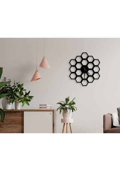 Bk Home Dekoratif 45Cm Ahşap Duvar Saati-73