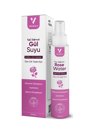 Tr Gül Suyu Gözenek Sıkılaştırıcı Aydınlatıcı Ve Arındırıcı Tonik%100 Doğal Ve Saf 100 Ml