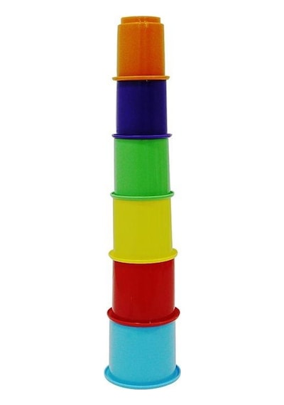 Sevimli Kule Kiki Dizme Oyunu Bebek Oyuncağı