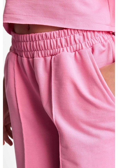 Defacto 2li Crop Üst Geniş Paça Alt Pembe Takım Kız Çocuk E6413a826aupn82 Pembe-pn82
