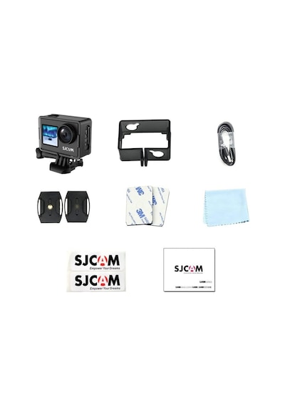 Sjcam Sj4000 Dual Screen Wifi 4k Aksiyon Kamerası Siyah