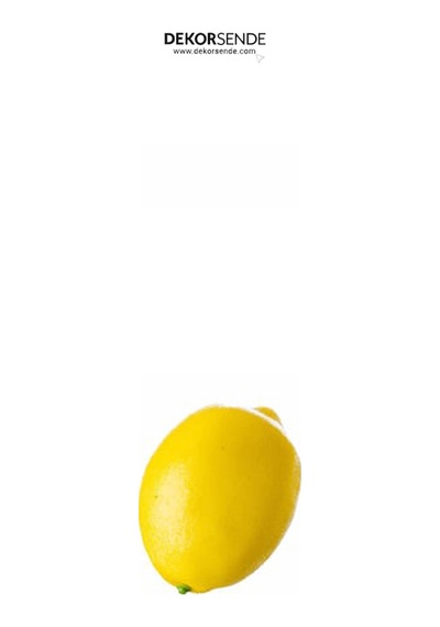 Yapay Ağaç Limon Sarı 130 Cm