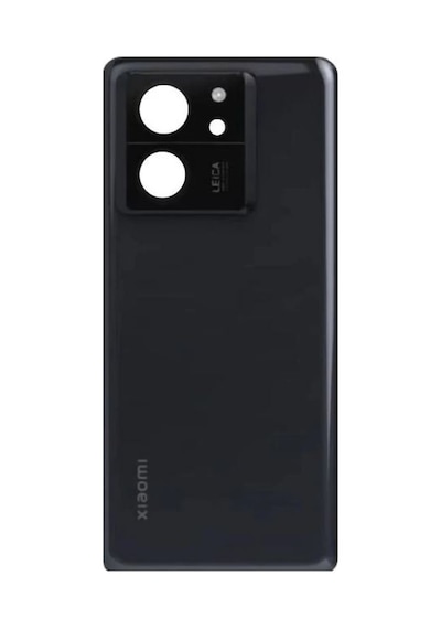 Xiaomi Mi 13t Siyah Kamera Camlı Arka Cam Batarya Pil Kapağı Telefon Arka Kapak 67846779