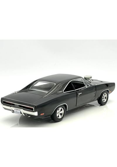 1:18 Ölçek Greenlight 1970 Dodge Charger With Blown Engine Diecast Metal Minyatür Model Araba 25cm