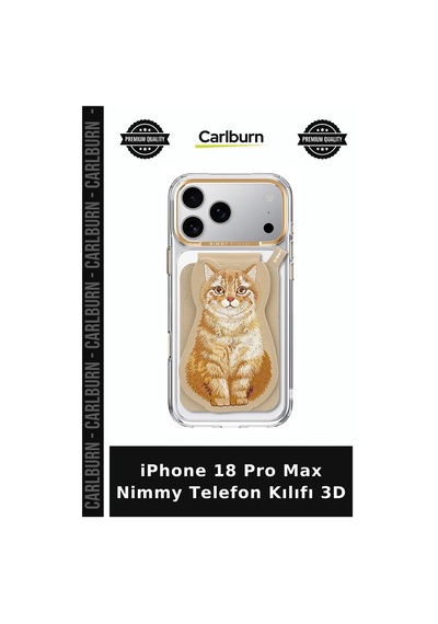 İphone 18 Pro Max Nimmy Telefon Kılıfı 3d Pratik Tasarım Nakışlı Aksesuar Şık Kılıf çok renkli