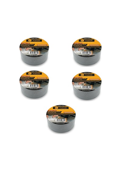 Tudor Tdr-372 Takviyeli Sakız İzolasyon Bandı Sızdırmaz Sakızlı Bant - 72 Mm X 2 Metre - 10 Adet