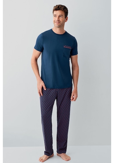 Arnetta Erkek Lacivert Pijama Takım Ar3684-s-v1 Lacivert