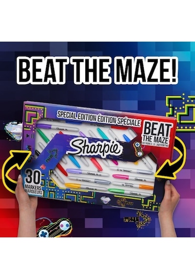Sharpie Fine Permanent Markör 30'lu Kutu-labirent