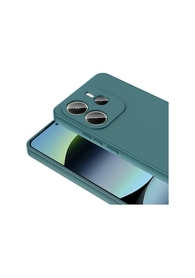 Xiaomi Redmi Note 14 4g Kılıf Yumuşak Silikon Kamera Korumalı Lansman Ata Pro Tech Lacivert