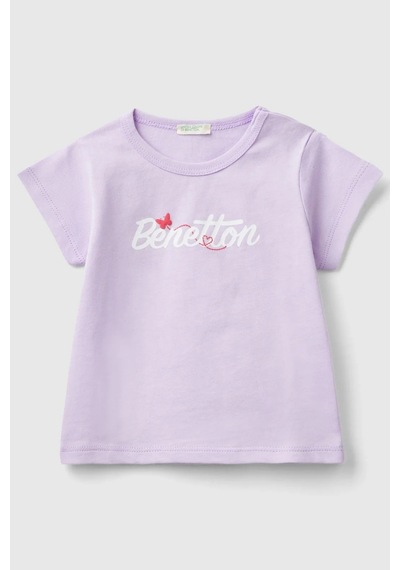 United Colors of Benetton Yenidoğan Kız Tshirt 3ı1xa1052 Açık Pembe