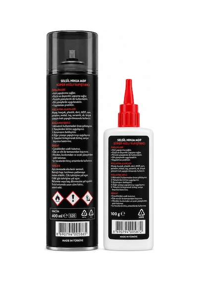 Selsil Ninja Mdf Hızlı Yapıştırıcı 400 Ml +100 Ml
