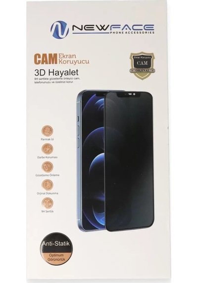 Newface Apple İphone 13 Pro Max 3d Antistatik Hayalet Cam Ekran Koruyucu