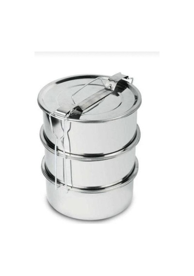 Sefer Tası 2 Kişilik 3'lü 14x6 Cm Ebatlarında Metal