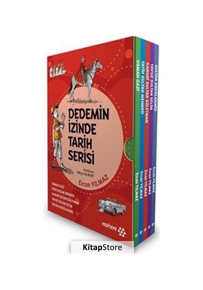 Dedemin İzinde Tarih Serisi Seti - 5 Kitap Takım Kutulu - Ercan Yılmaz - Yeditepe Yayınevi