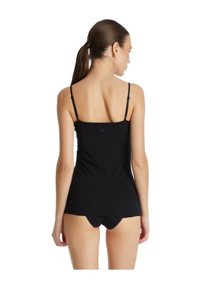 Blackspade Kadın Slip Aura Satin 1400 - Siyah