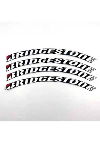 Lastik Yazısı / Araba Lastik Yazısı / Tire Text Bristone 4 Lü Set + Yapıştırıcı