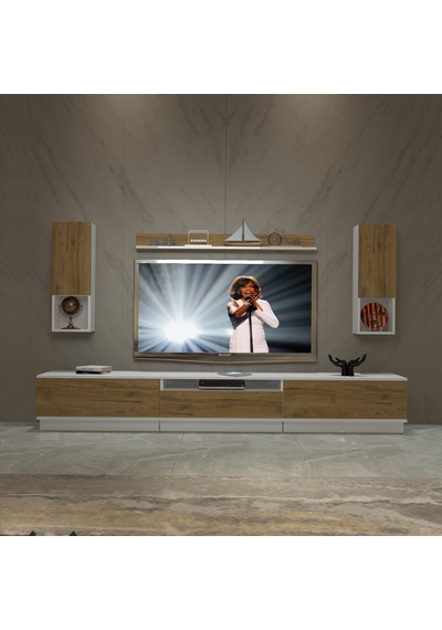 Decoraktiv Trendstyle 270das Mdf Tv Ünitesi Tv Sehpası Beyaz - Pera