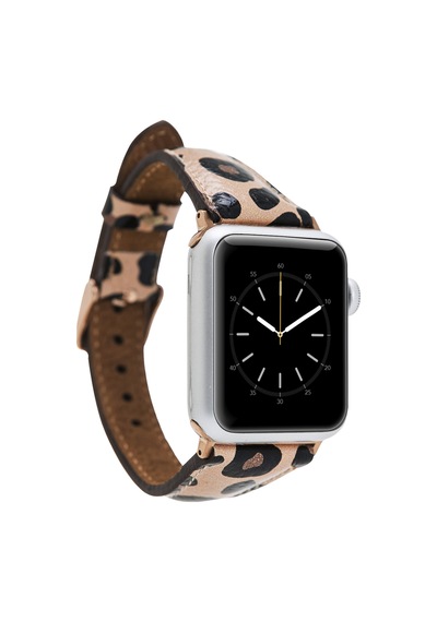 Apple Watch Uyumlu Deri Kordon 42-44-45mm Slim Le02n Diğer