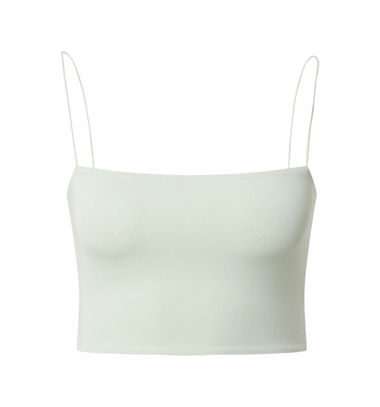 Mamayaga Kadın Askılı Şık Croptop Bluz Yeşil