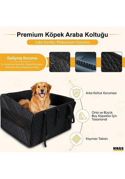 Büyük Ve Orta Köpekler İçin Araba Köpek Hamağı, Evcil Hayvan Araç İçi Hamağı, Köpek Taşıma Çantası, Su