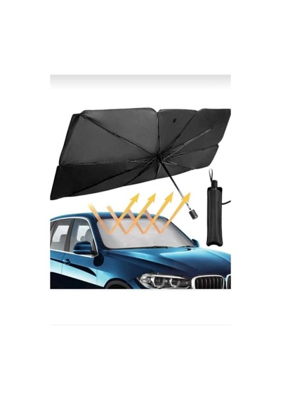Yclshop Araba Güneş Gölge Koruyucu Şemsiye Oto Ön Cam Güneşlik