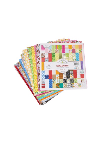 5719 Değerli Kart Stoğu Kiti 12"x12", 50 Yaprak