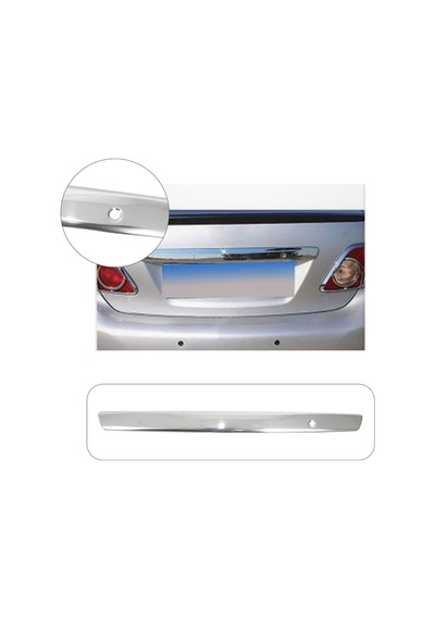 Toyota Corolla Uyumlu 2006-2009 Krom Bagaj Çıtası Paslanmaz Çelik