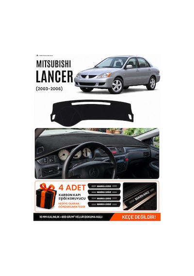 Mıtsubıshı Lancer 2003-2006 Uyumlu Torpido Koruma, Torpido Örtüsü, Torpido Kılıfı - Siyah