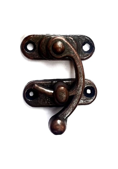 Yay Gözü, Ahşap Kutu Klipsi - Küçük 28x33 Mm, Antik, 100 Adet Tdrtr