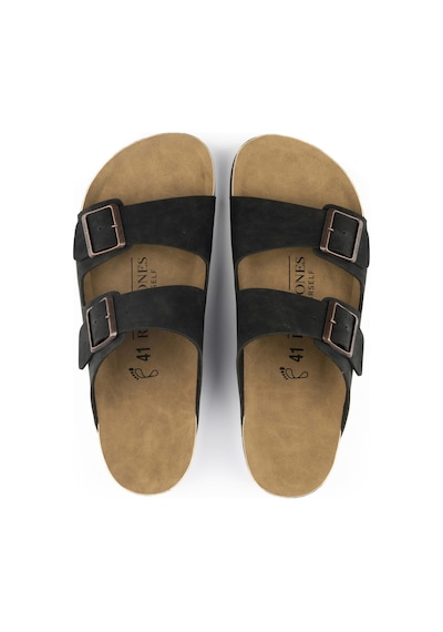 Breezestep Ergonomik İki Tokalı Erkek Yaz Terliği Siyah