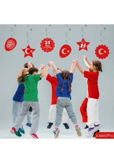 23 Nisan Süsleme Seti, Bayrak, Balon, Süs