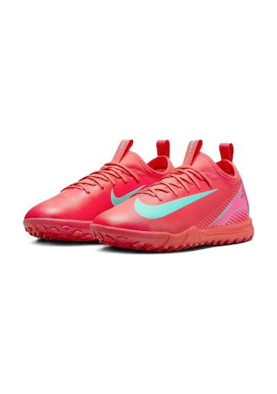 Nike Mercurial Air Zoom Vapor 16 Academy Tf Çoraplı Çocuk Halı Saha Ayakkabısı Kırmızı Kırmızı