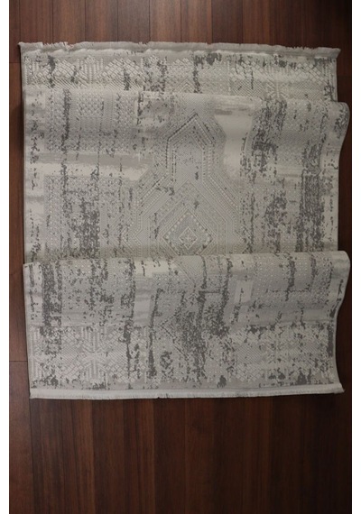 Bahar Serisi Gri Yumuşak Geçişli Modern Desenli Halı Bt373 Renkli