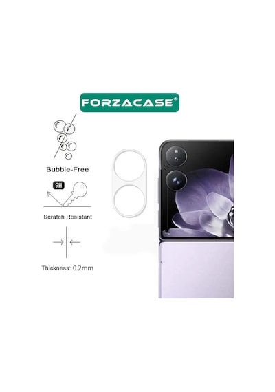 Forzacase Xiaomi Mix Flip İle Uyumlu Kamera Lens Koruyucu Cam Filmi - Fc378 Şeffaf Forzacase Xiaomi Mix Flip İle Uyumlu Kamera Lens Koruyucu Cam Filmi - Fc378 Şeffaf